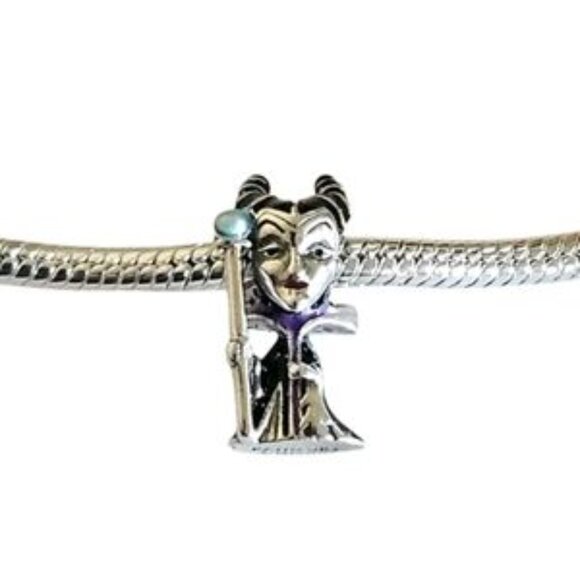 Pandora Disney Sterling Silver Maleficent Bracelet Charm - Picture 3 of 4